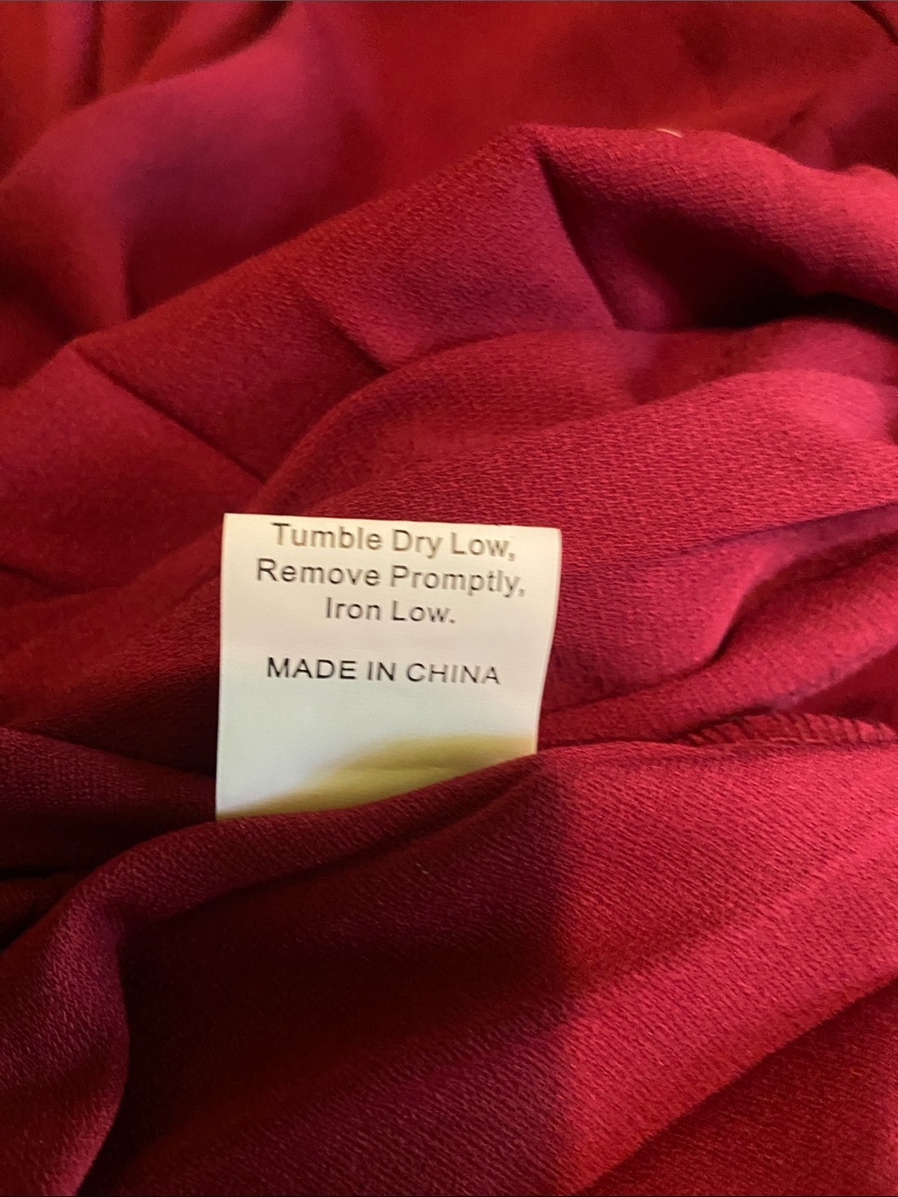 Pleated Midi Dress in Deep Wine - Picture 10 of 10